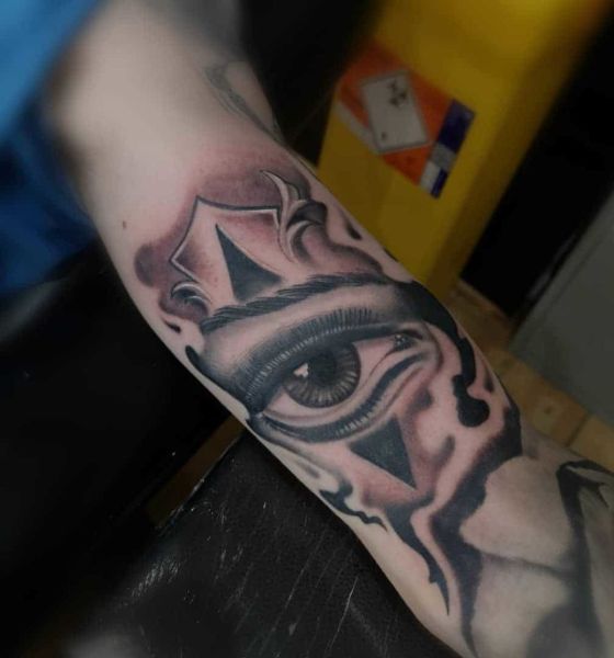 Best Eye Tattoo Design on Bicep