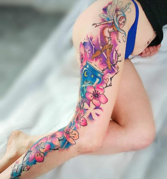 Cherry Blossom Tattoo Ideas for Women