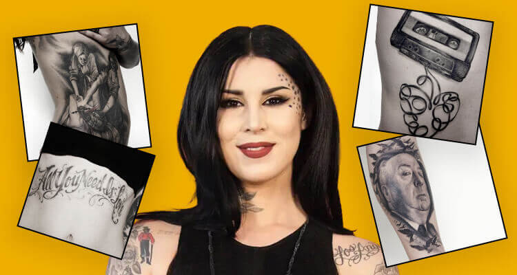 Kat Von D is popularly known as the goddess of portrait tattoo art!