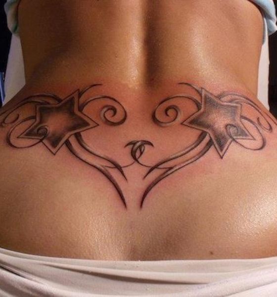 Lower Back Tattoo Design for Female