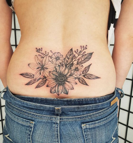 Lower Back Tattoo Designs for Females