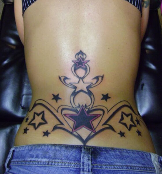 Lower Back Tattoo Designs for Girls