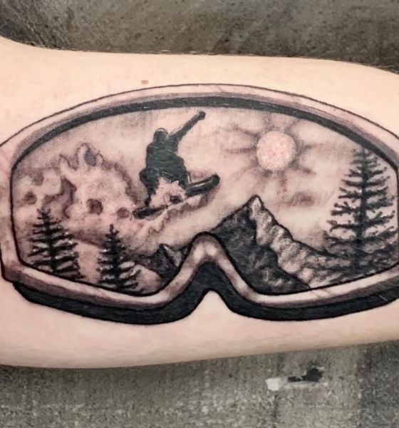 Nature Tattoo on Inner Bicep