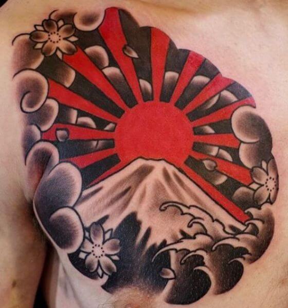 Rising with Sun Flower Tattoo