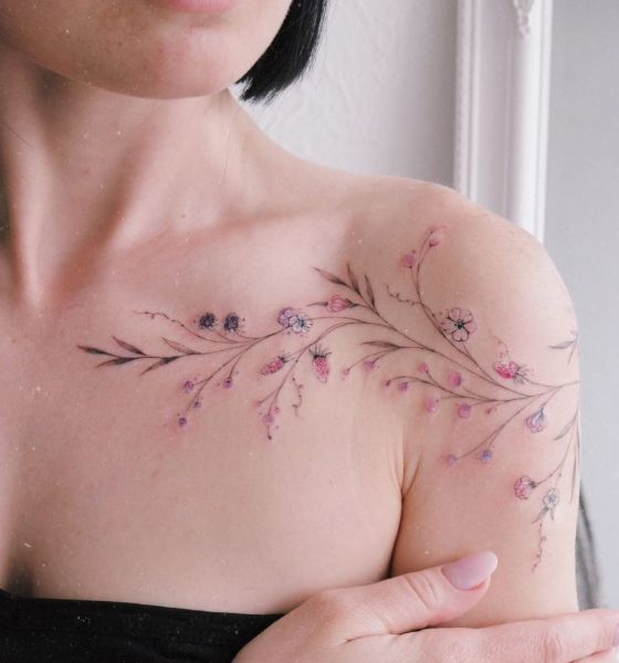 Sexy Floral Tattoo Ideas for Women