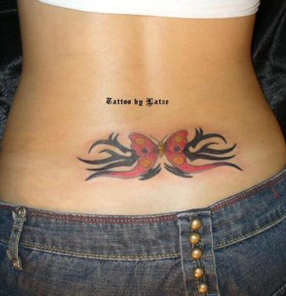 Sexy Lower Back Tattoo for Women