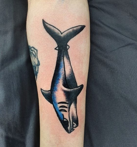 Simple Shark Tattoo Design