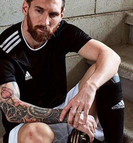 Timepiece Cogs Tattoo on Messi's Sleeve