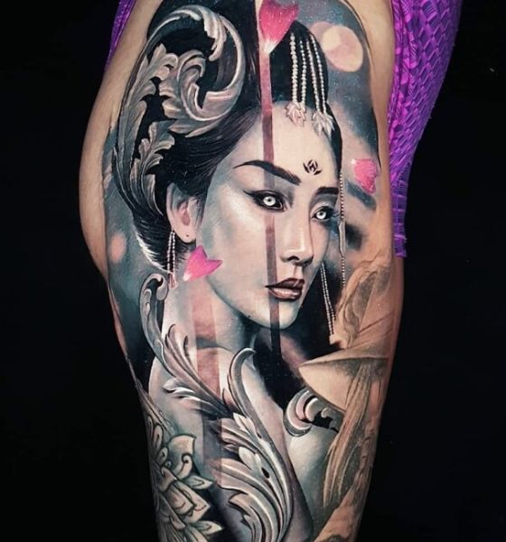 Traditional Japanese Geisha Tattoo