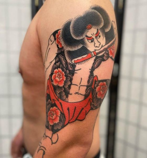 Traditional Japanese Samurai Tattoo