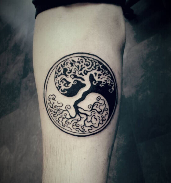 Tree Of Life Yin Yang Tattoo