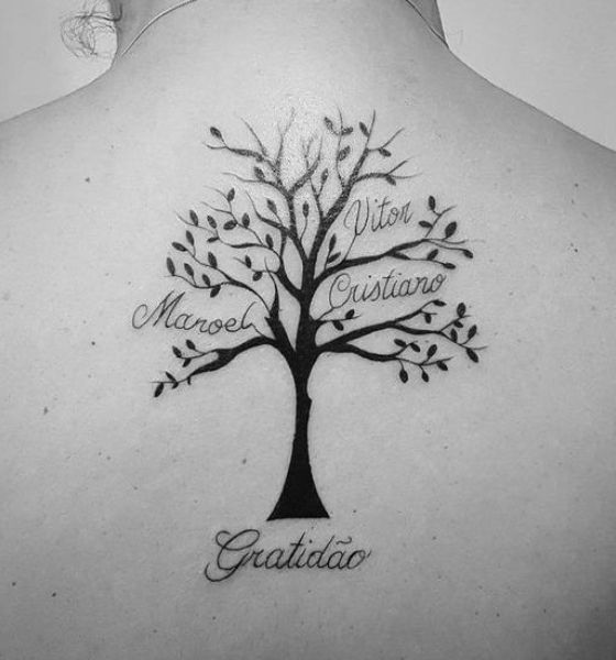 Tree of Life Tattoo with Names