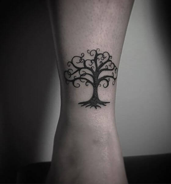 Tribal Tree of Life Tattoo Design