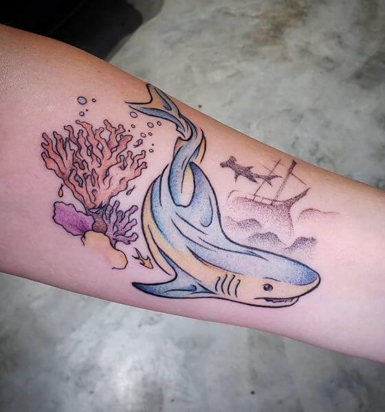 38 Popular and Meaningful Shark Tattoo Design Ideas 2023 Updated  Saved  Tattoo