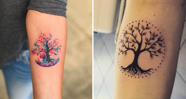 Leg Tree Tattoo  Tattoo Ideas and Designs  Tattoosai