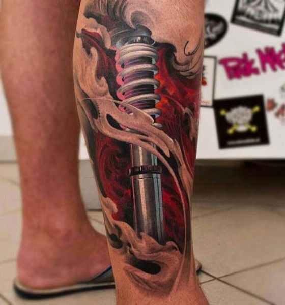 3D Tattoo on Calf