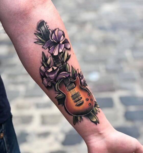 Top 30 Guitar Tattoo Ideas for Music Lover [Latest Designs]