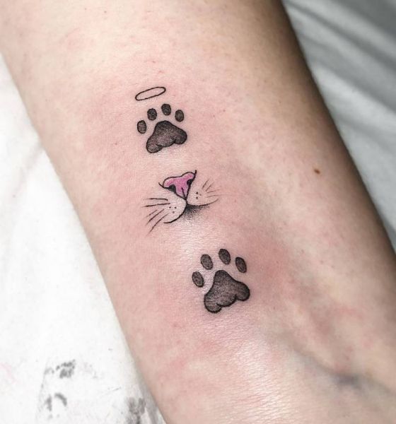 Cat Paw Tattoo Design