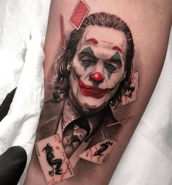 Contemporary Joker Tattoo Design Idea