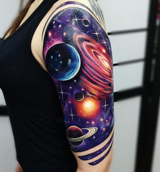 Galaxy Tattoo for Men and Women