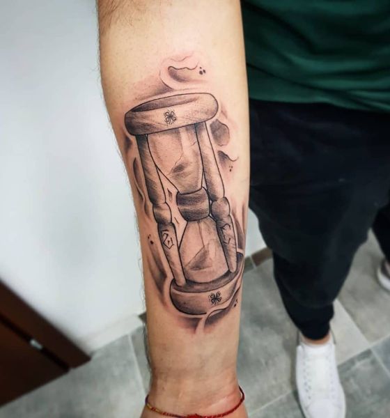 Hourglass Tattoo on Arm