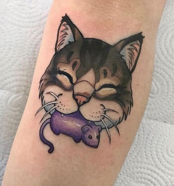 Kitty Cat Tattoo Design