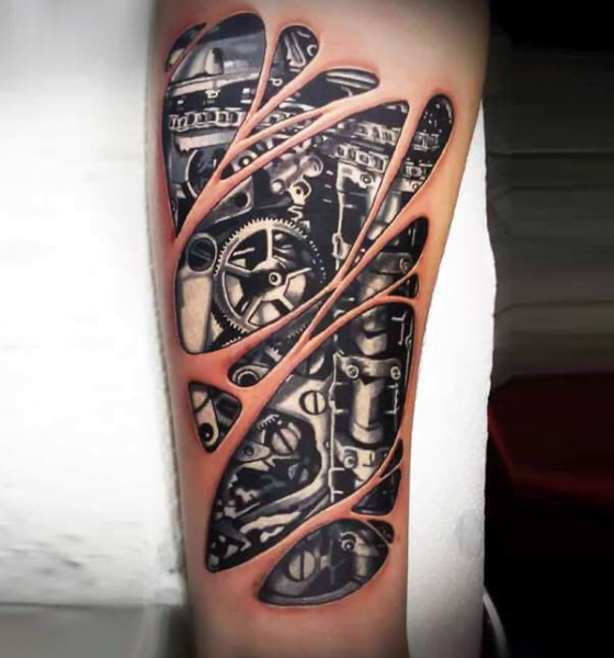 Top 47 Mechanical Tattoo Ideas 2021 Inspiration Guide