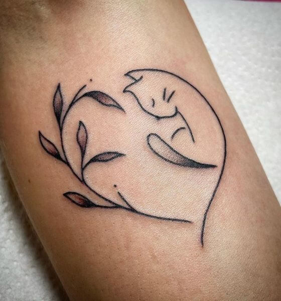 Simple Cat Tattoo