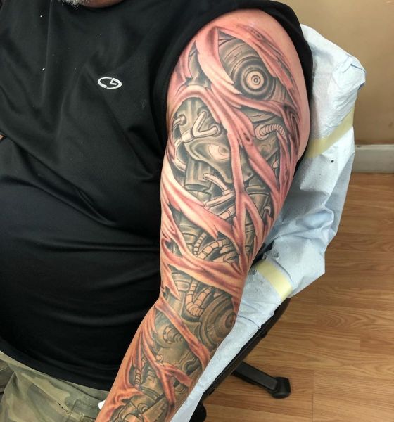 20 Biomechanical Tattoos  Tattoofanblog