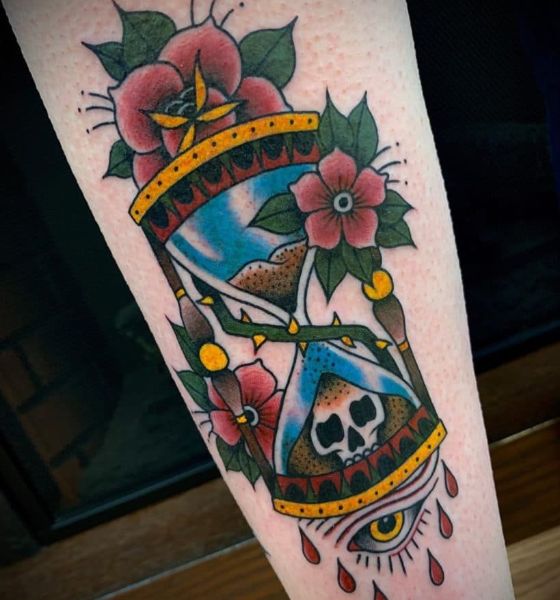 Traditional Hourglass Tattoo
