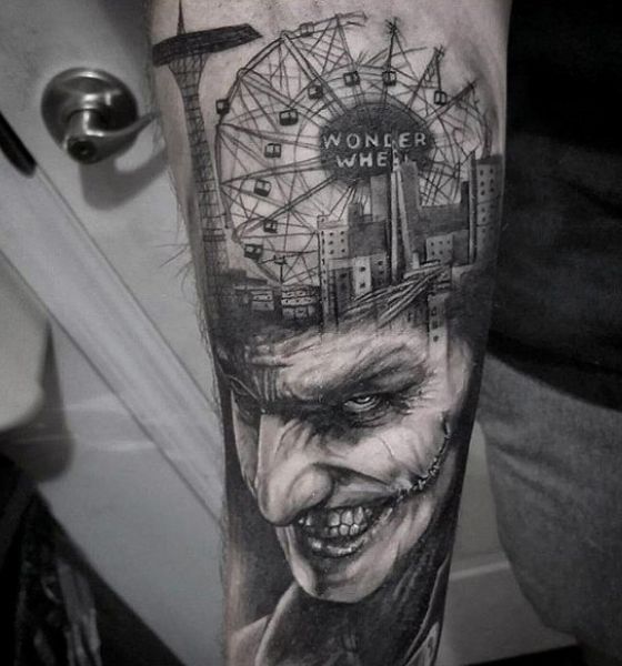 creative Joker Tattoo design