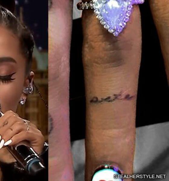 Ariana Grande Pete or Arte Tattoo