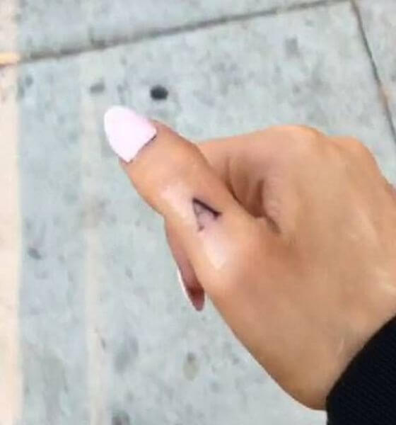 Ariana Grande's A Alphabet Tattoo