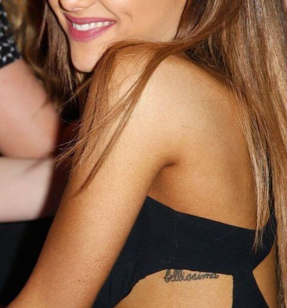 Ariana Grande's Bellissima Tattoo