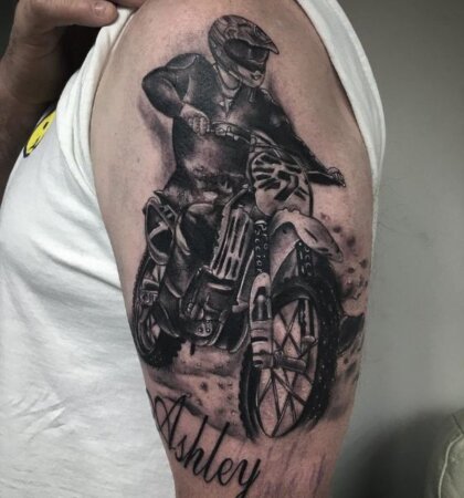 30 Top Biker Tattoo Ideas | Tattoos for Hardcore Bike Rider