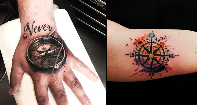 Best Compass Tattoo Design Ideas