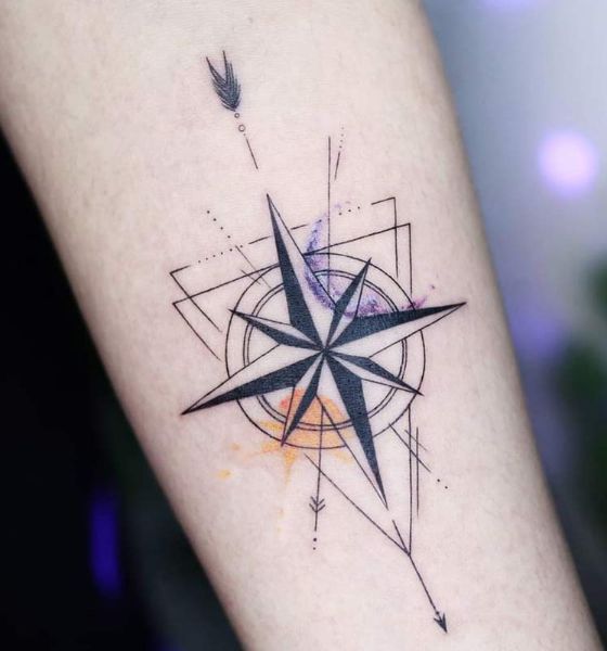 Best Nautical Compass Tattoo