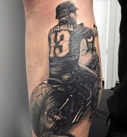 30 Top Biker Tattoo Ideas | Tattoos for Hardcore Bike Rider