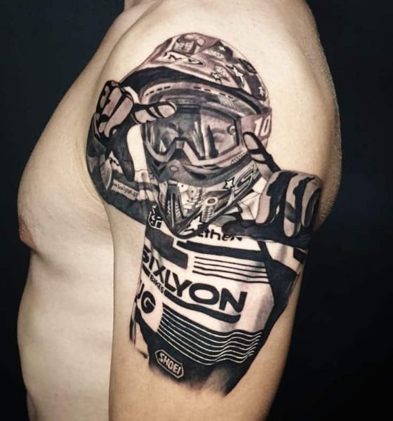 Bike Rider Tattoo for Biker