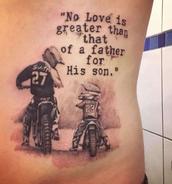 Biker Quote Tattoo
