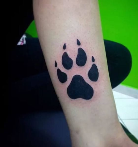 Black Panther Paw Tattoo