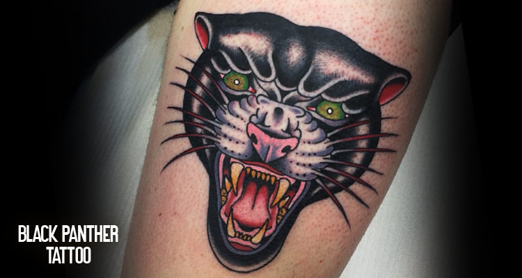 Bold Black Panther Tattoo Designs