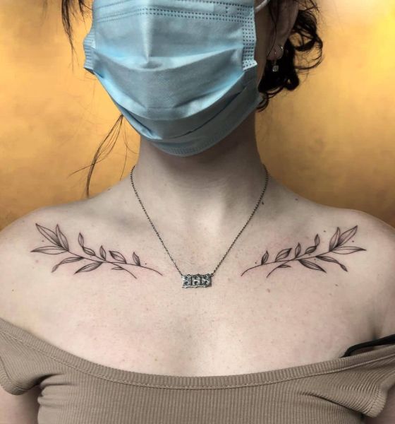 25 Beautiful Collar Bone Tattoo Designs and Ideas For Women  YouTube