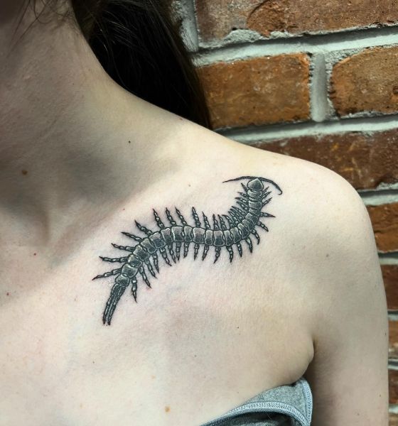 Collarbone Tattoo