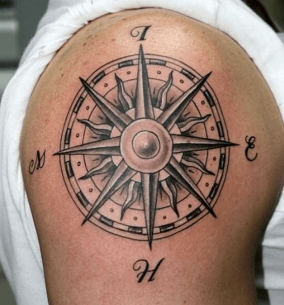 40 Compass Tattoo Ideas and Design Inspirations for 2022  100 Tattoos