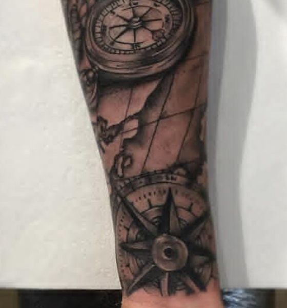 Compass Tattoo