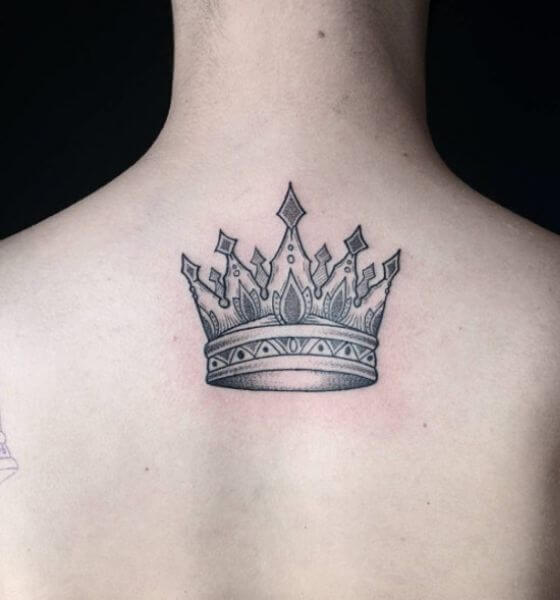 Crown Tattoo on Back