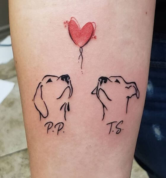 Dog Memorial Tattoo