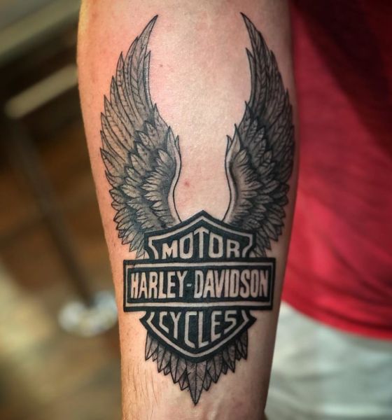 Harley Logo Tattoo Design