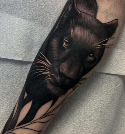 30 Bold Black Panther Tattoo Design Ideas with Meaning